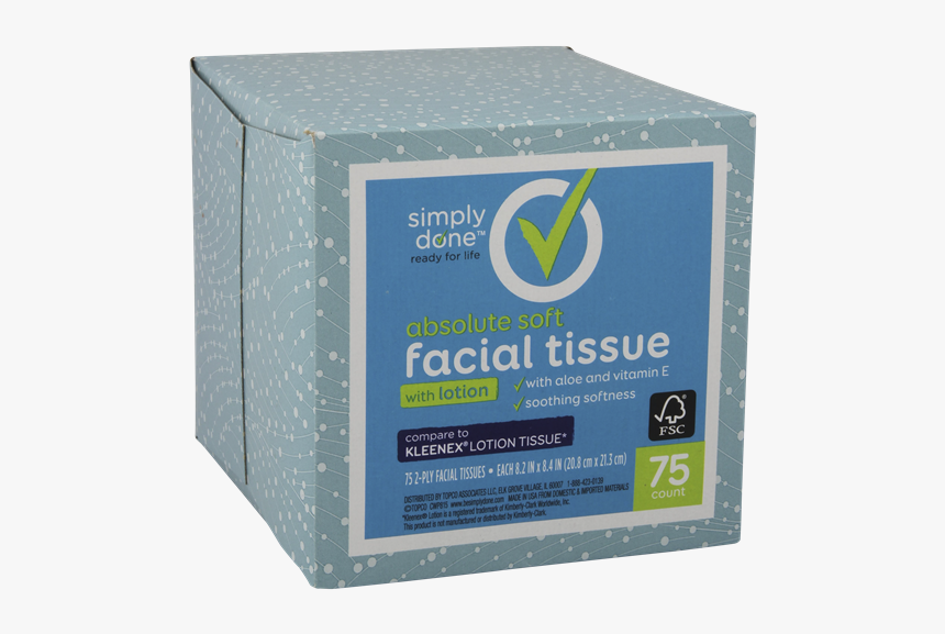 Simply Done Facial Tissue, HD Png Download, Free Download