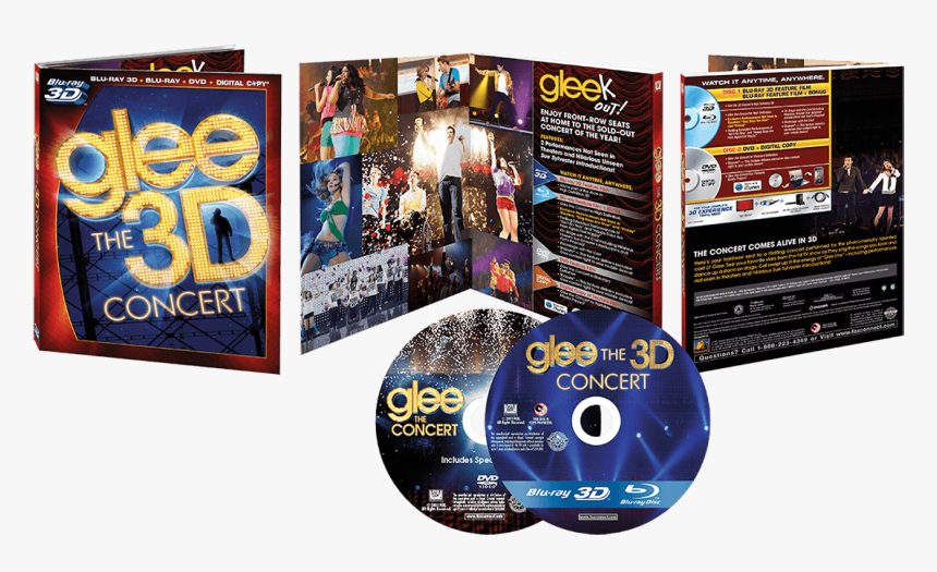 Glee The Concert Movie Dvd, HD Png Download, Free Download