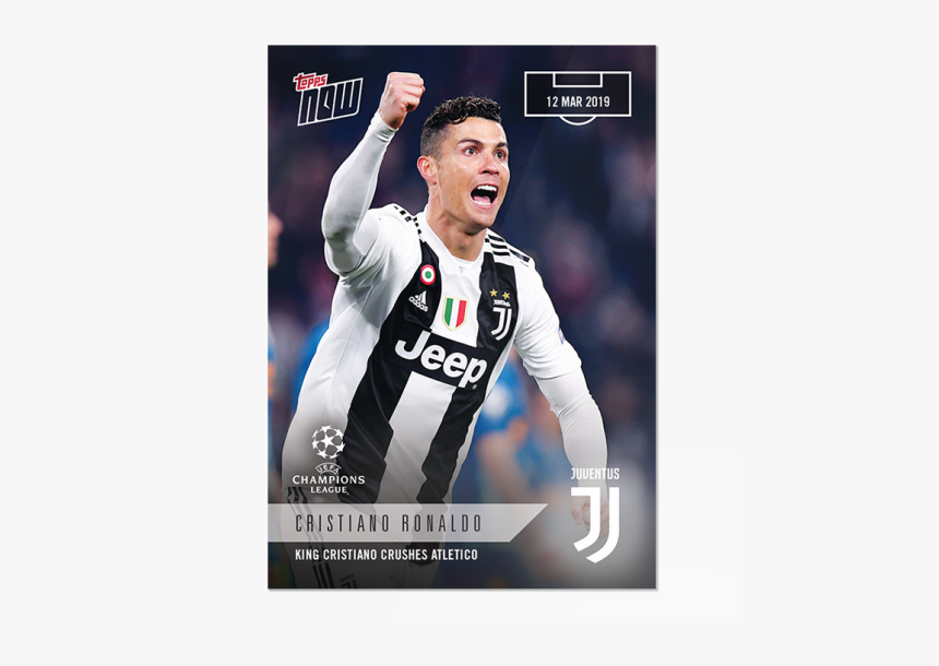 King Cristiano Crushes Atletico - Cristiano Ronaldo Trading Card, HD Png Download, Free Download