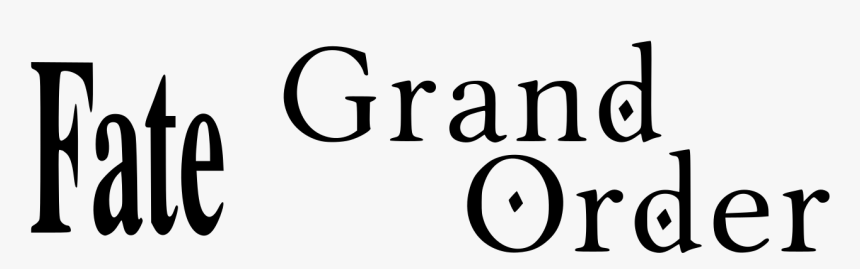 Fate Grand Order Logo Png, Transparent Png, Free Download