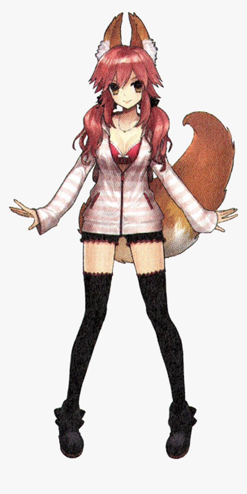 Fate Extra Caster Casual Clipart , Png Download - Fate Extra Tamamo Casual, Transparent Png, Free Download