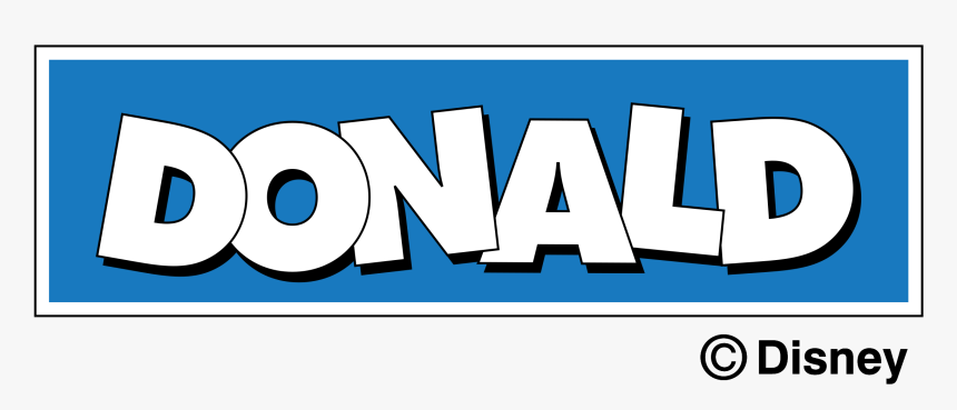 Donald Logo Png Transparent - Donald, Png Download, Free Download