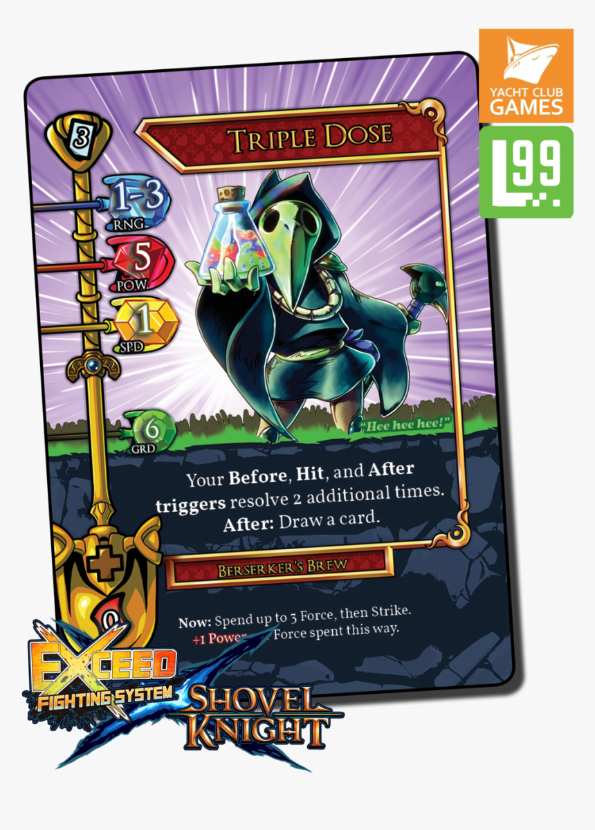 Exceed Card Previews - Shovel Knight Card Game Exceed, HD Png Download, Free Download