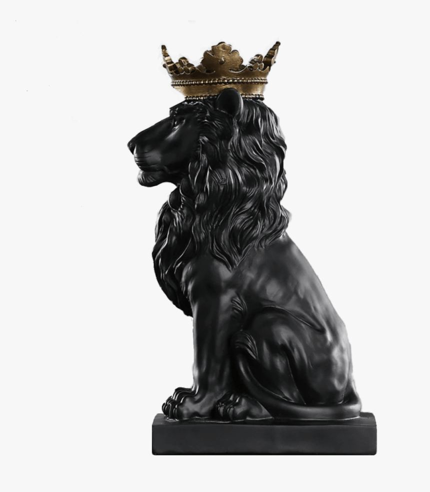 Lion With A Crown Statue, HD Png Download, Free Download