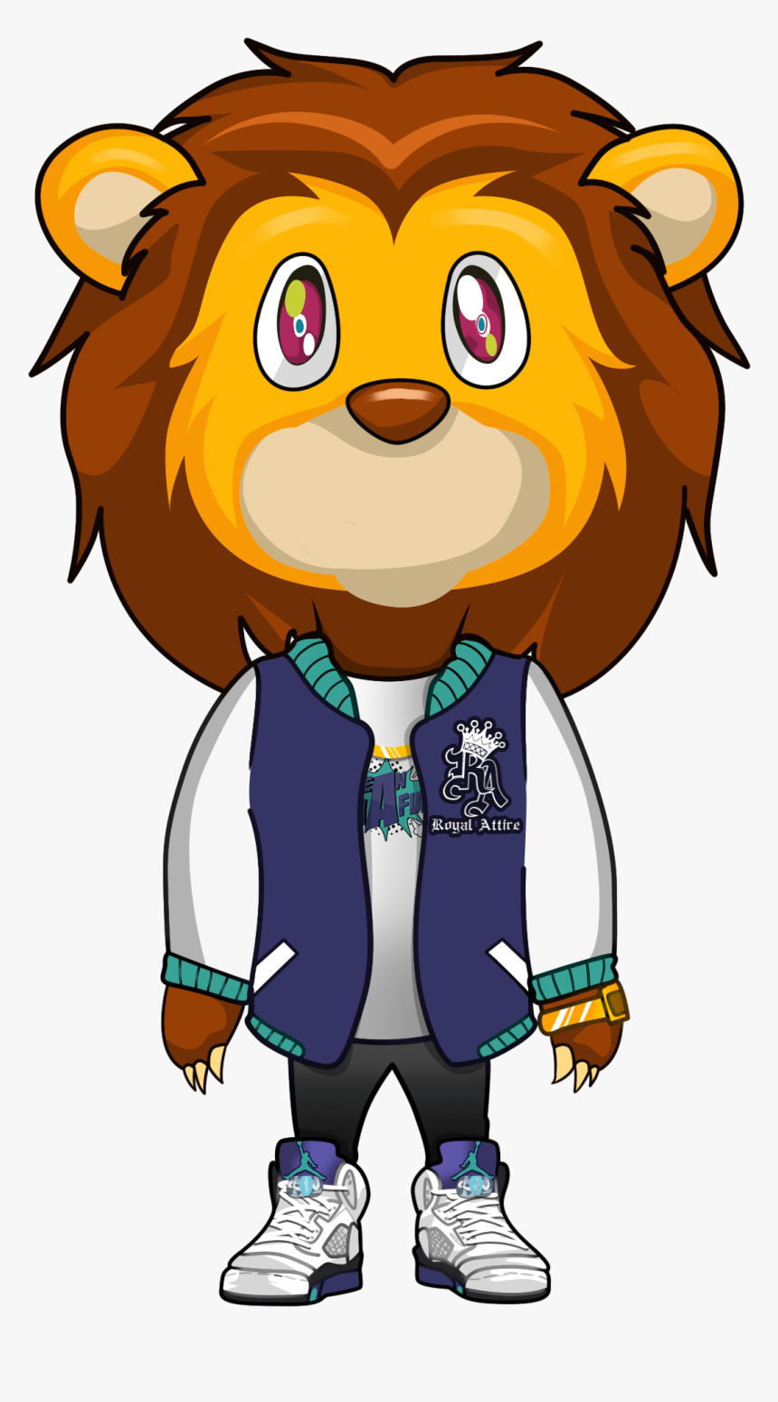 Image Of Yeezy Lion Hoody Clipart , Png Download - Cartoon, Transparent Png, Free Download