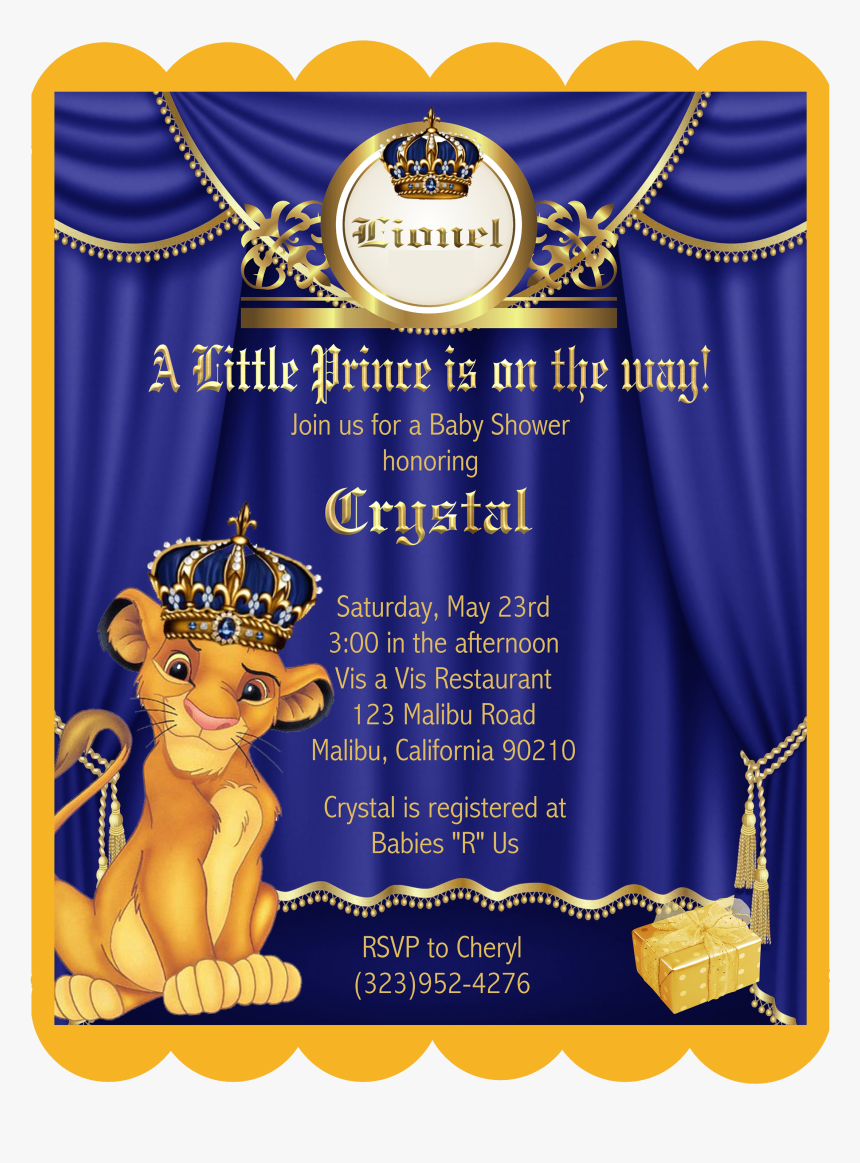 King Theme Birthday Invitation, HD Png Download, Free Download