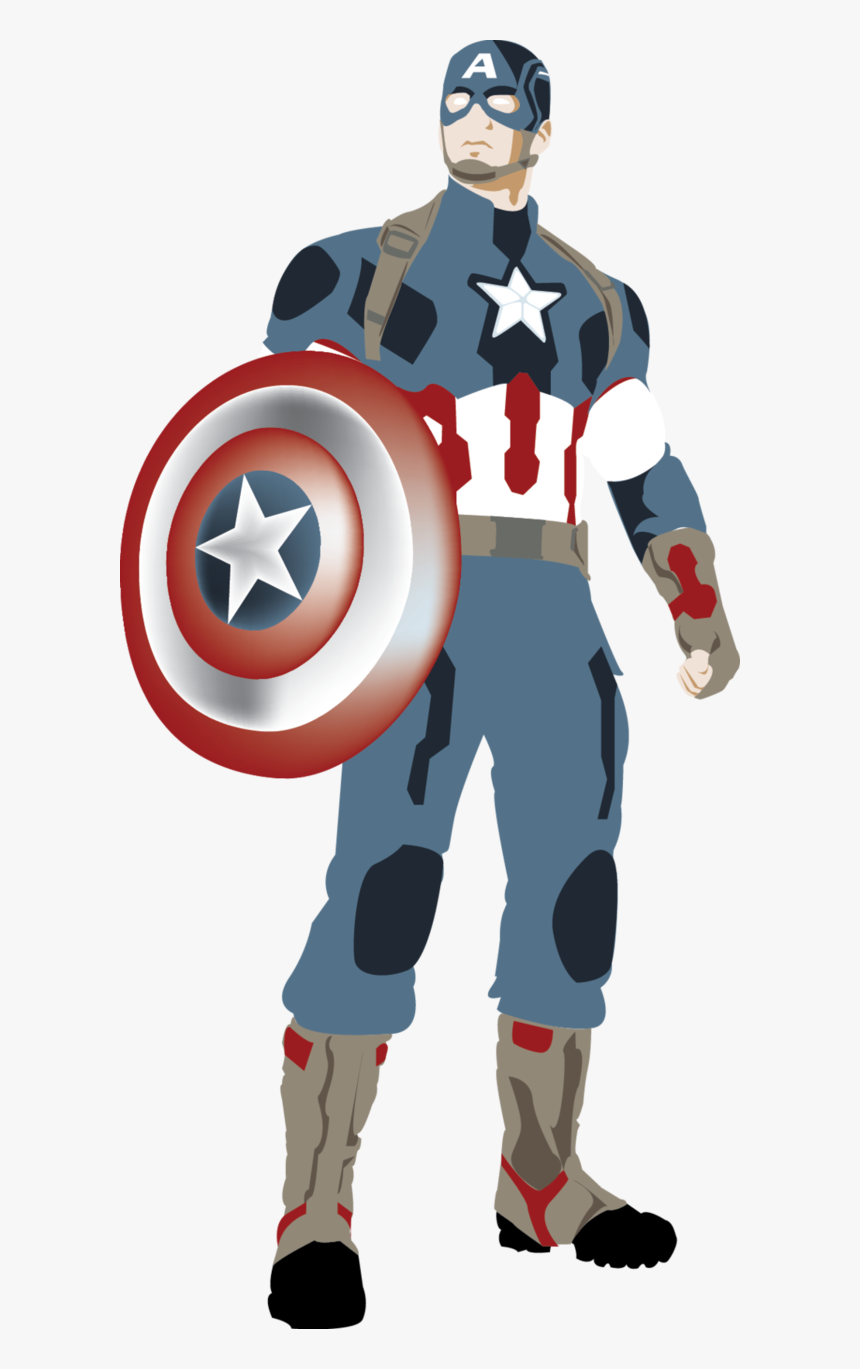 Thumb Image - Captain America Illustration Vector, HD Png Download, Free Download