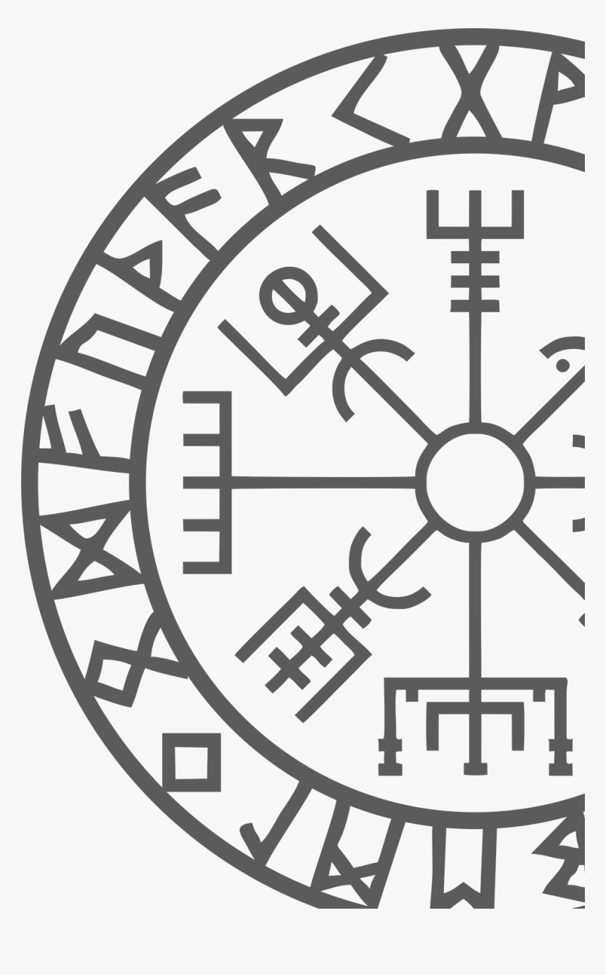 Viking Rune Vegvisir Talismen Vinyl Decal Sticker Bumper - Viking Vegvisir, HD Png Download, Free Download