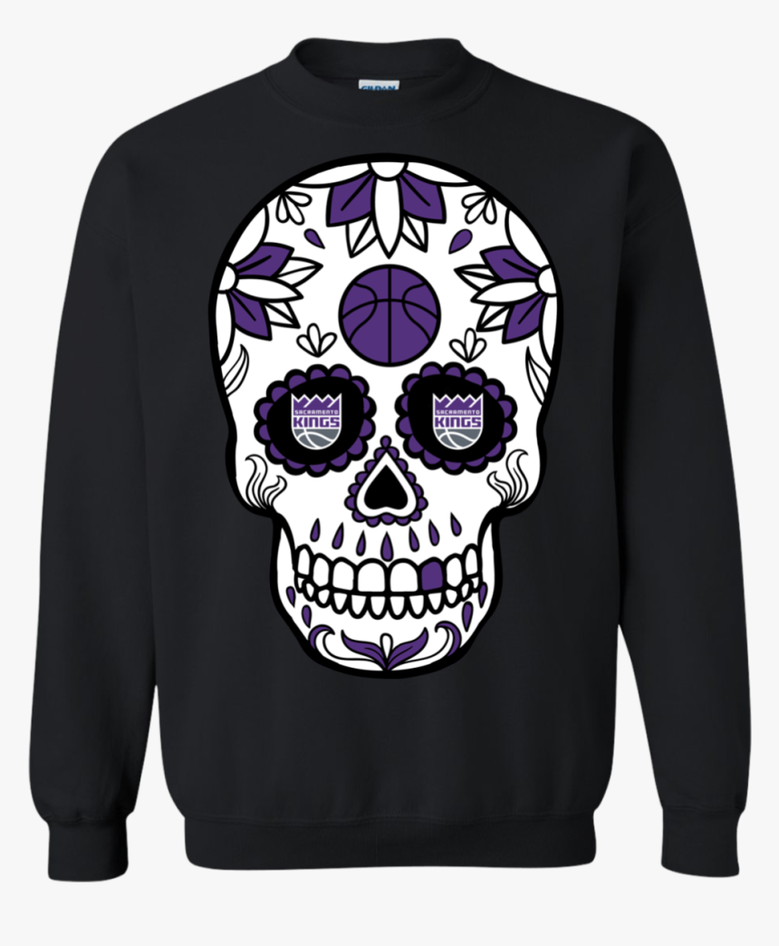 Sacramento Kings Basketball Sugar Skull Day Of The - Atlanta Braves Sugar Skull, HD Png Download, Free Download