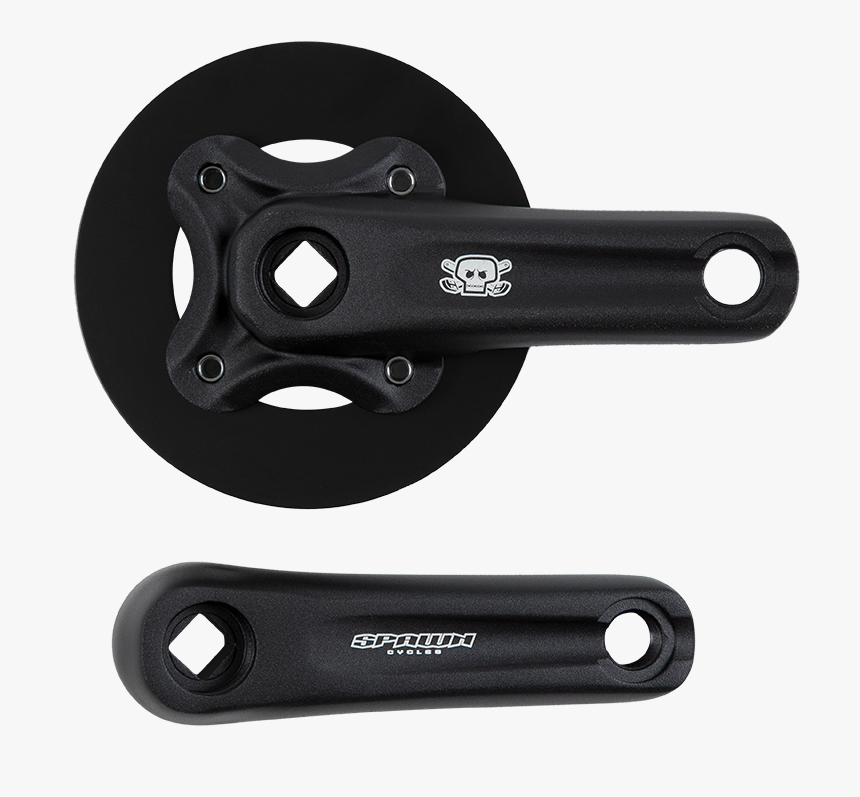 Alloycranks102mm Acbpcr010202bk - Kids Bike Crankset, HD Png Download, Free Download