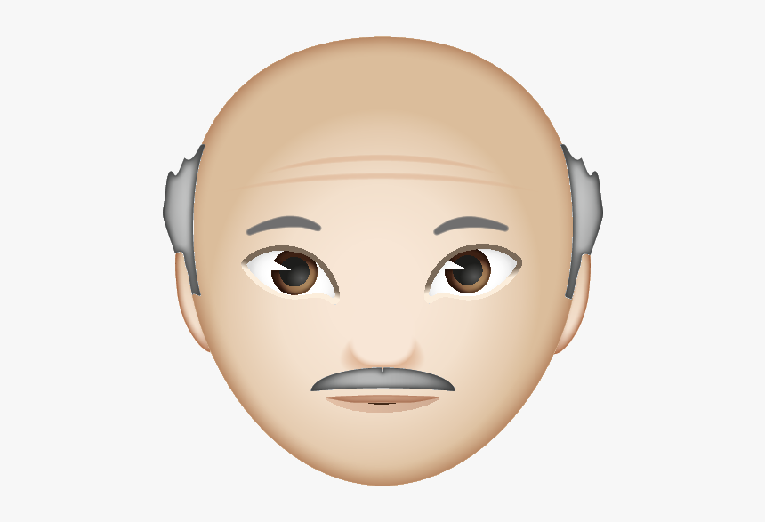 Emoji Old Man Png, Transparent Png, Free Download