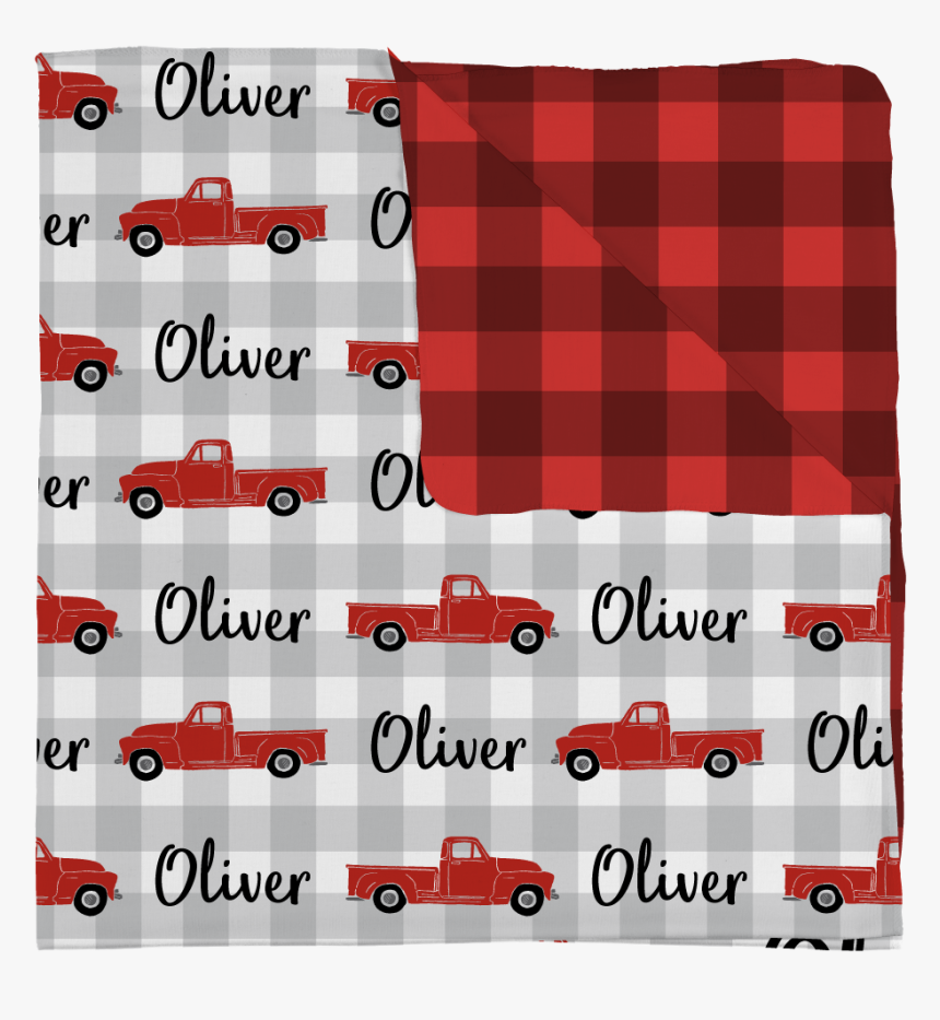 Oliver’s Vintage Truck - Plaid, HD Png Download, Free Download