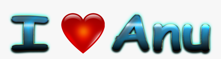 Anu Love Name Heart Design Png - Ashar Name, Transparent Png, Free Download