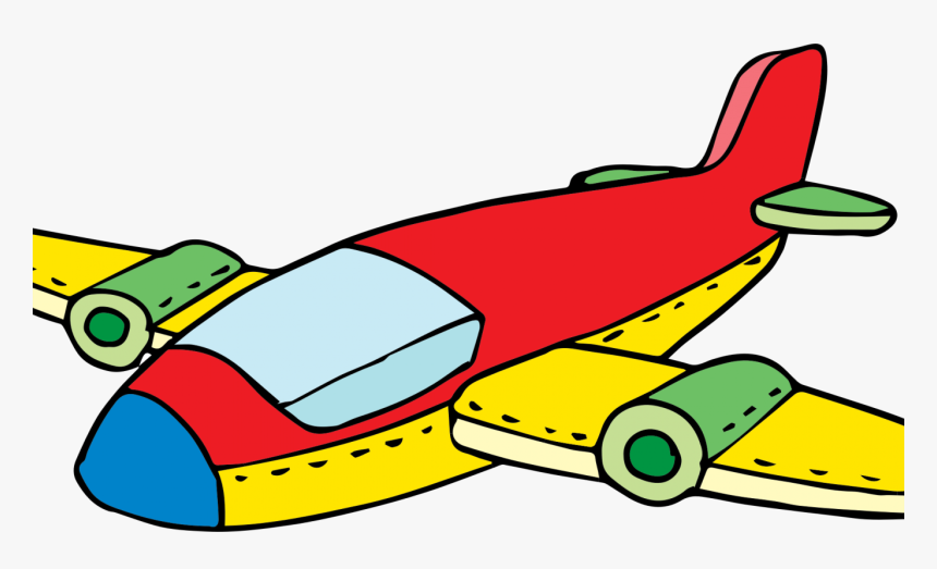 Airplane Clipart Colorful - Cartoon Jet Clip Art, HD Png Download, Free Download