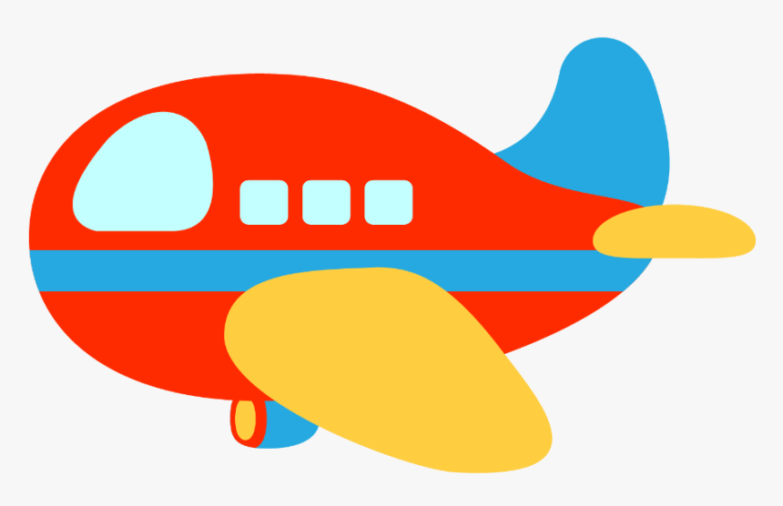 Airplane Aircraft Clip Art - Meios De Transporte Desenho, HD Png Download, Free Download