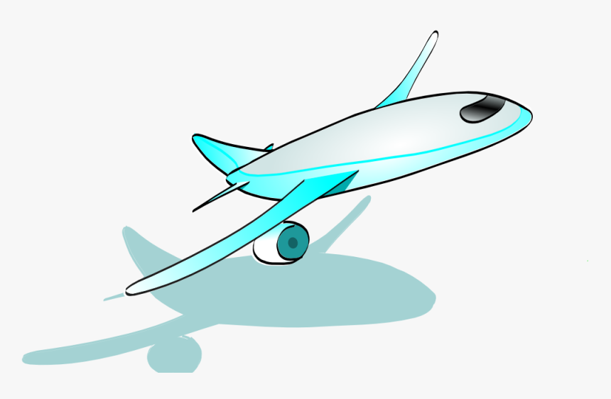 Airplane Takeoff Clip Art - Plane Take Off Cartoon, HD Png Download, Free Download