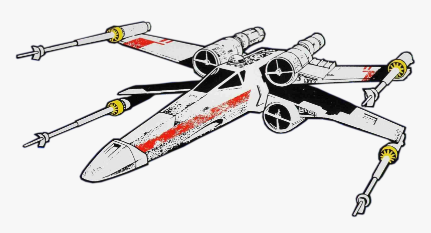 Aircraft Clipart Star Wars , Png Download - Star Wars X Wing Vector, Transparent Png, Free Download