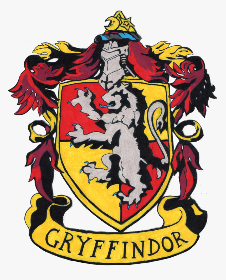 Harry Potter Gryffindor Baby Bib Cotton Velcro Fastener - Printable High Resolution Gryffindor Crest, HD Png Download, Free Download