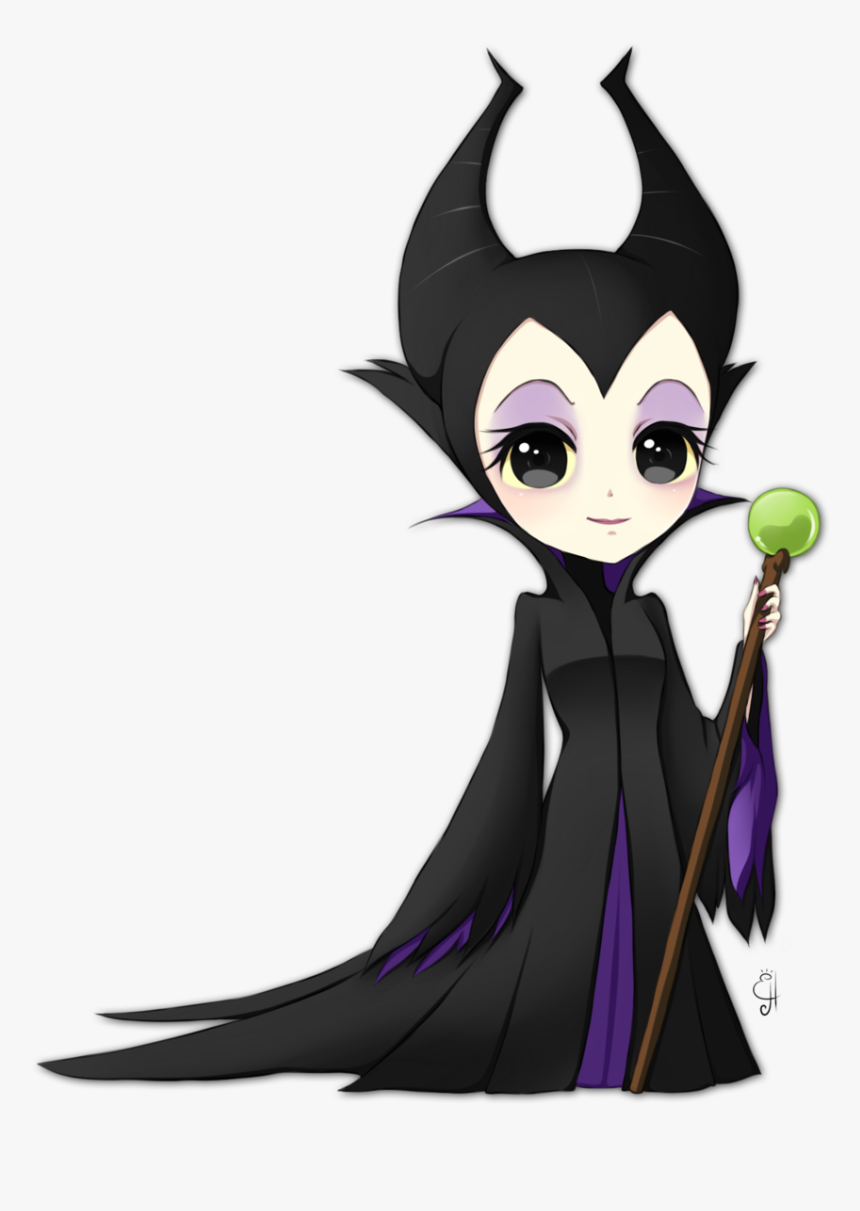 Maleficent Chibi Drawing, HD Png Download, Free Download