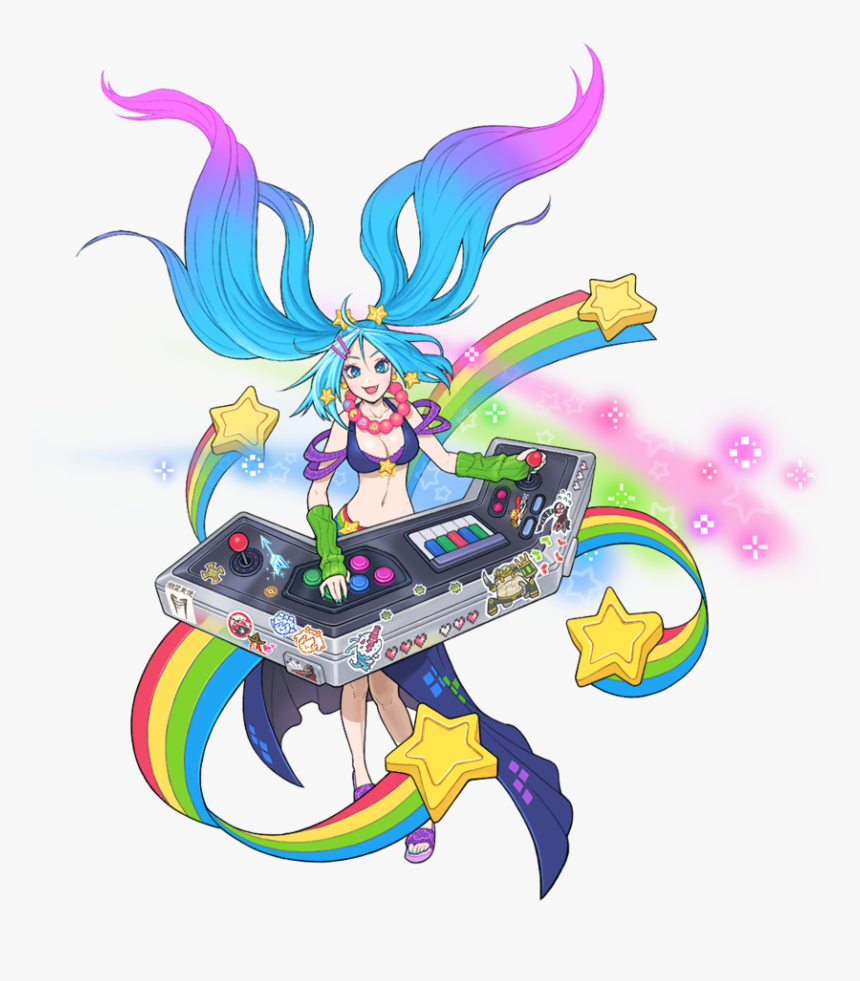 Sona And League Of Legends Image - Arcade Game Fan Art, HD Png Download, Free Download