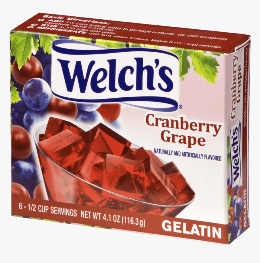 Welch’s Cranberry Grape Gelatin - Welch's Squeeze Grape Jelly, HD Png Download, Free Download