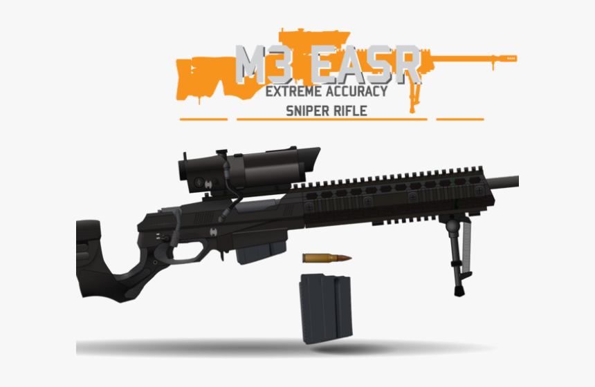Sniper Clipart Musket - Sniper Rifle, HD Png Download, Free Download
