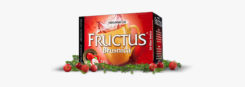 Cranberry 51% - Exclusive - Fructus - Fructis Brusnica, HD Png Download, Free Download