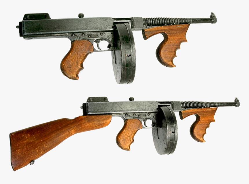 Rifle History - Mobster Machine Gun, HD Png Download, Free Download