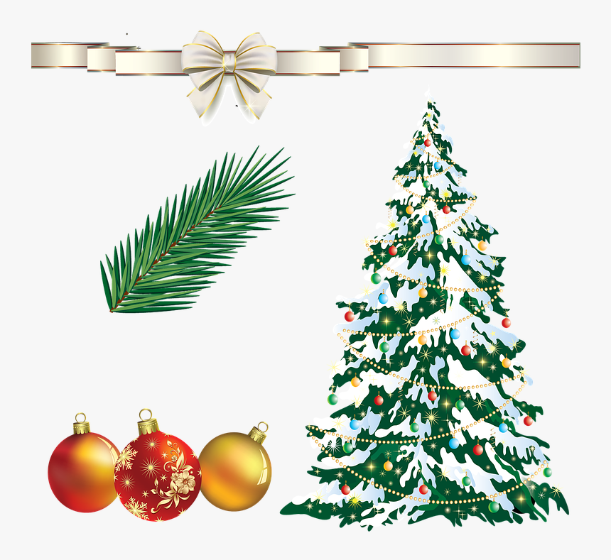 Transparent Background Christmas Tree Clipart, HD Png Download, Free Download