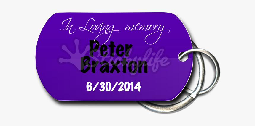 In Loving Memory Key Chain Front - Label, HD Png Download, Free Download