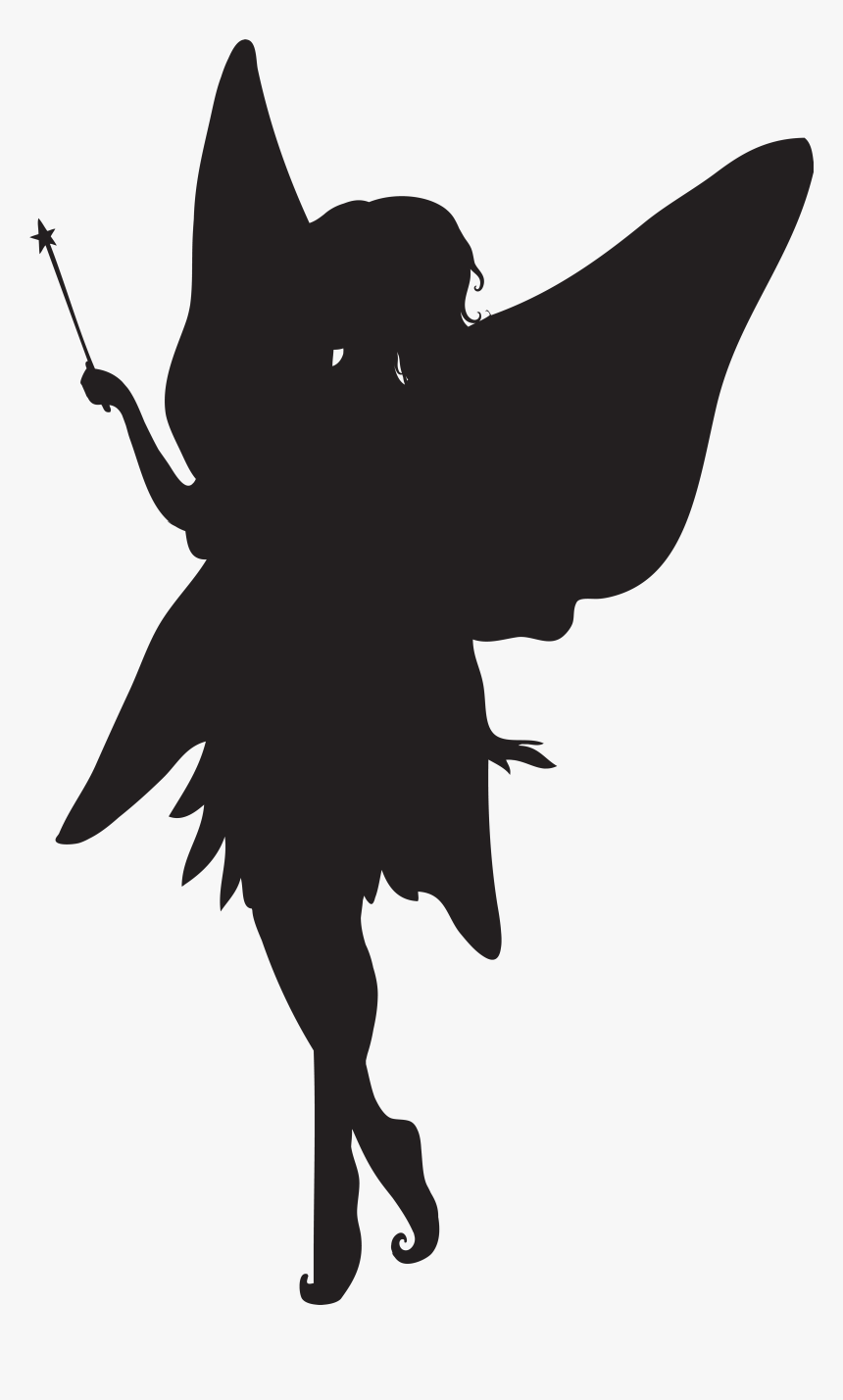 Fairy Silhouette Clip Art Is Available For Free Download - Forest Fairy Clip Art, HD Png Download, Free Download