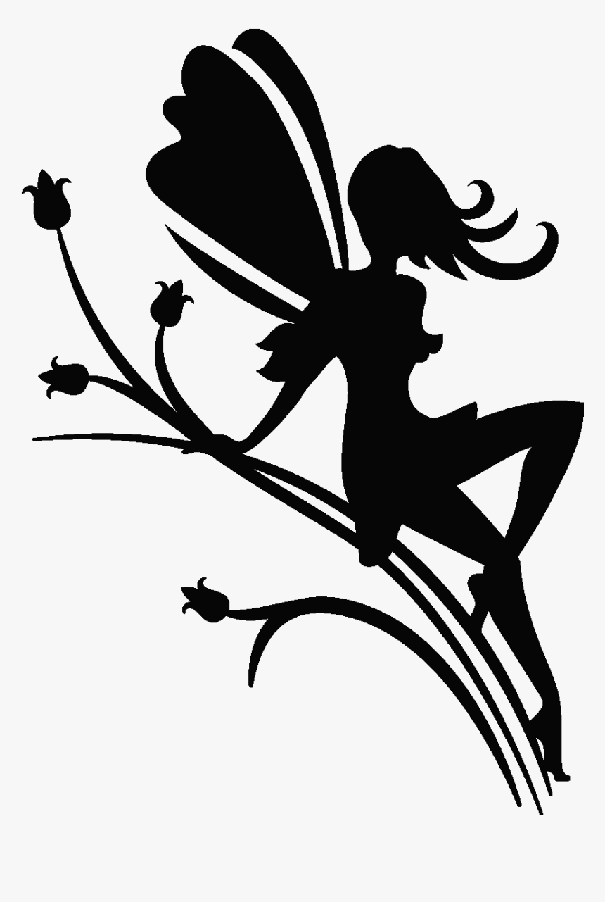 Fairy Silhouette Png Download - Transparent Background Fairy Silhouette, Png Download, Free Download
