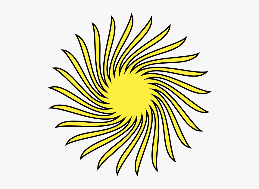 Geometric Sun Line Drawing, HD Png Download, Free Download