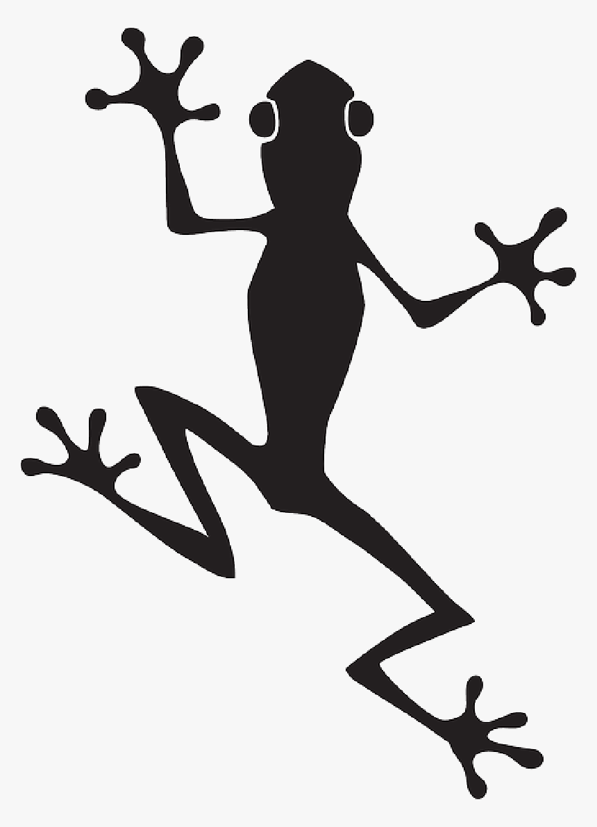 Sad Fairy Silhouettes - Frog Vector Free, HD Png Download, Free Download