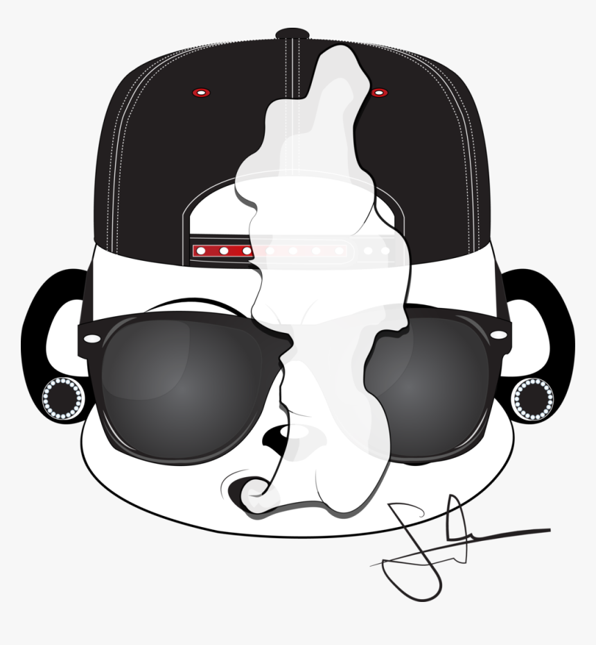 Png Smoking Panda Drawing Pictures Png Png Smoking - Illustration, Transparent Png, Free Download