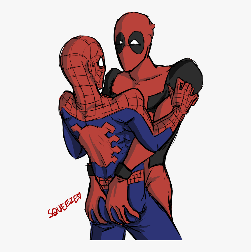 Transparent Deadpool Clipart - Tom Holland Gay Art, HD Png Download, Free Download