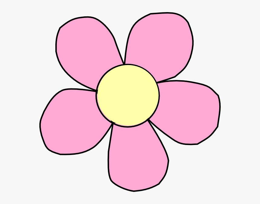 Real Flower Clip Art Free Submited Images Pic2fly - Flower With 5 Petals Clipart, HD Png Download, Free Download