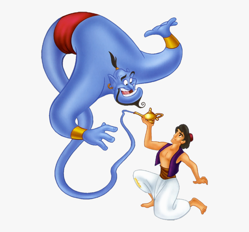 Aladdin And Genie Lamp - Aladdin With Lamp Png, Transparent Png, Free Download