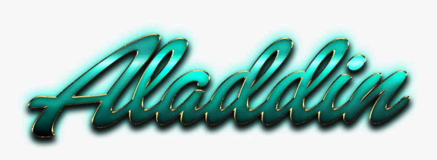 Aladdin Name Logo Png - Graphic Design, Transparent Png, Free Download