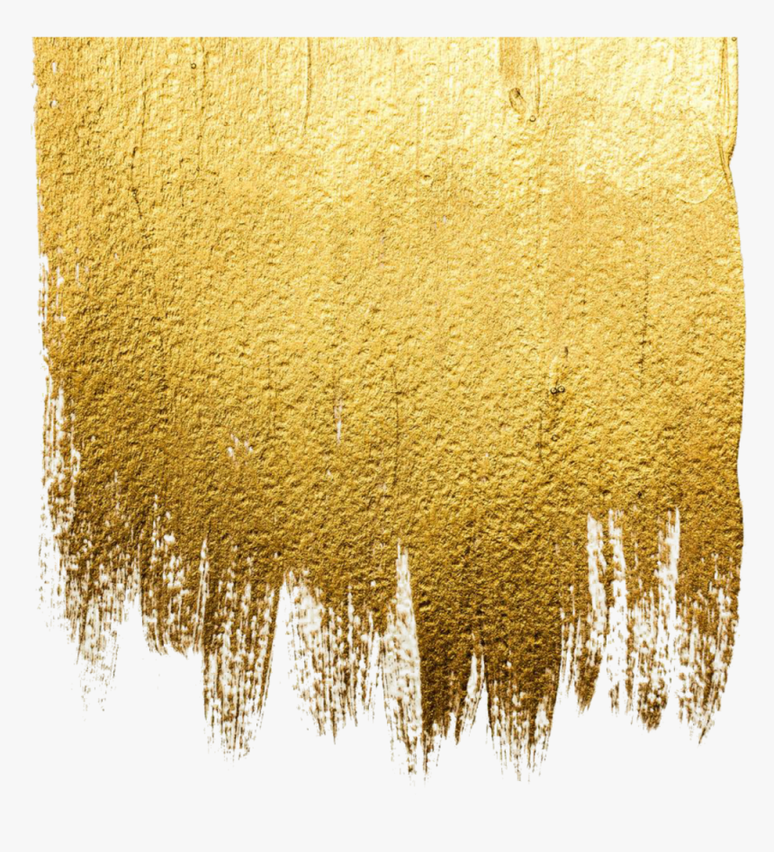 #ftestickers #paint #border #gold #golden - Transparent Gold Paint Png, Png Download, Free Download