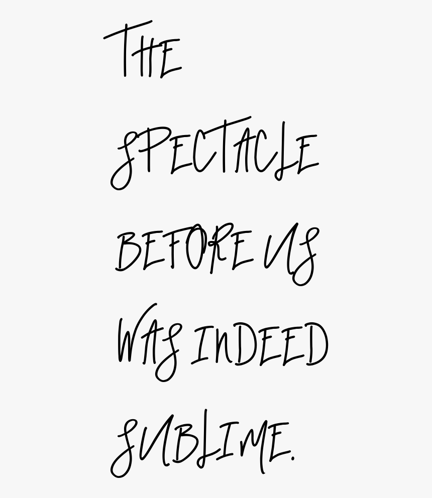 Needle & Thread Uppercase Bold Specimen - Handwriting, HD Png Download, Free Download