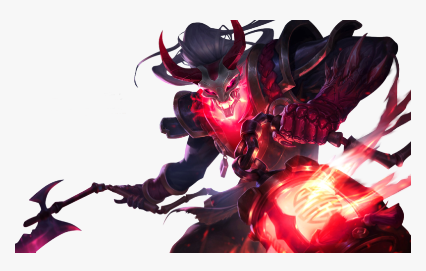 League Of Legends Blood Moon Thresh Render - Blood Moon Thresh Png, Transparent Png, Free Download