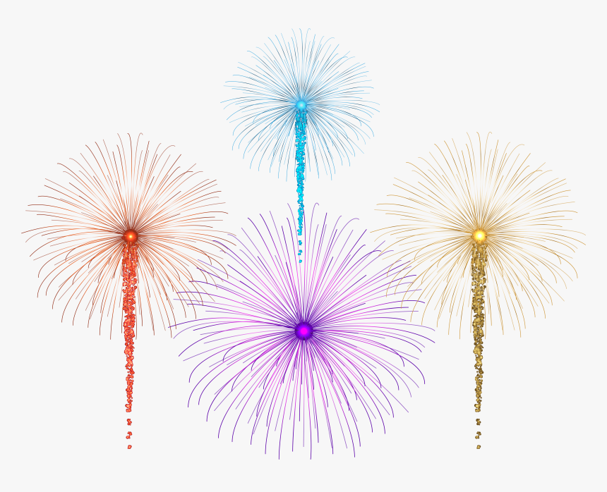 Transparent Red White And Blue Fireworks Png - Fireworks Red Png, Png Download, Free Download