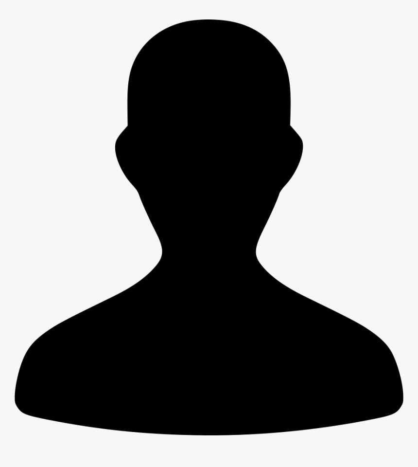 Profile Account Contact Avatar Portrait Man Users - Silhouette Icon Png, Transparent Png, Free Download