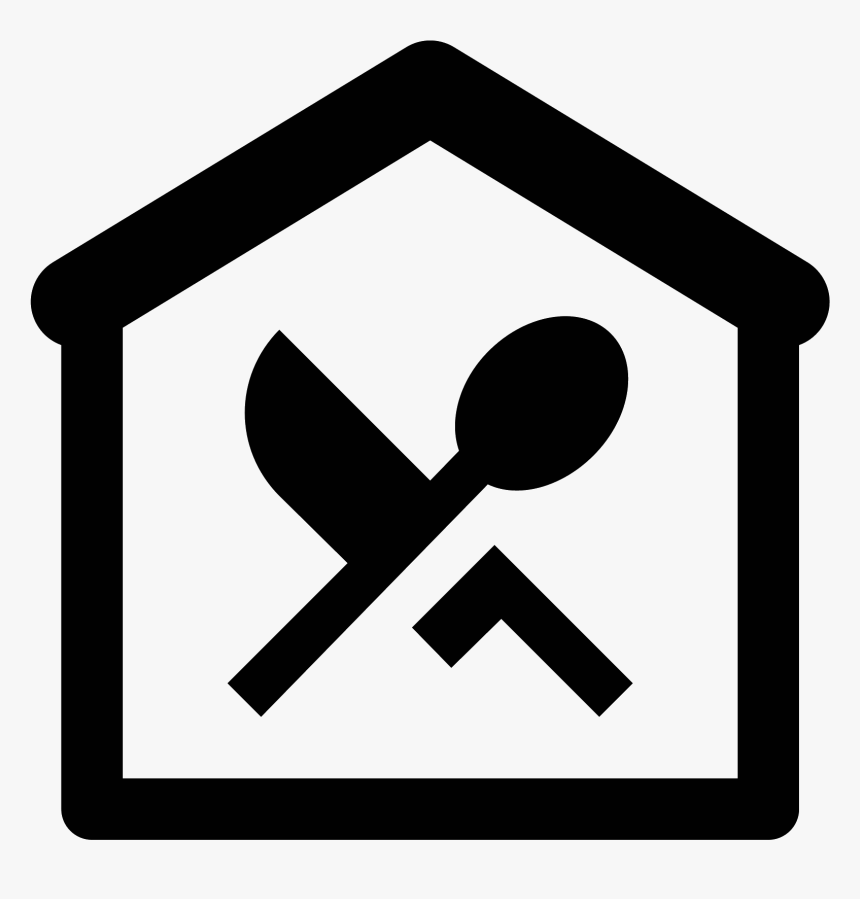 Restaurant Building Icon - Icon Logo Restaurant Png, Transparent Png, Free Download