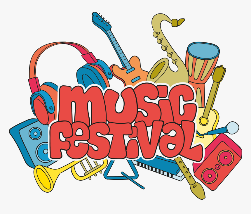 Retro Music Png - Music Festival Vector Png, Transparent Png, Free Download