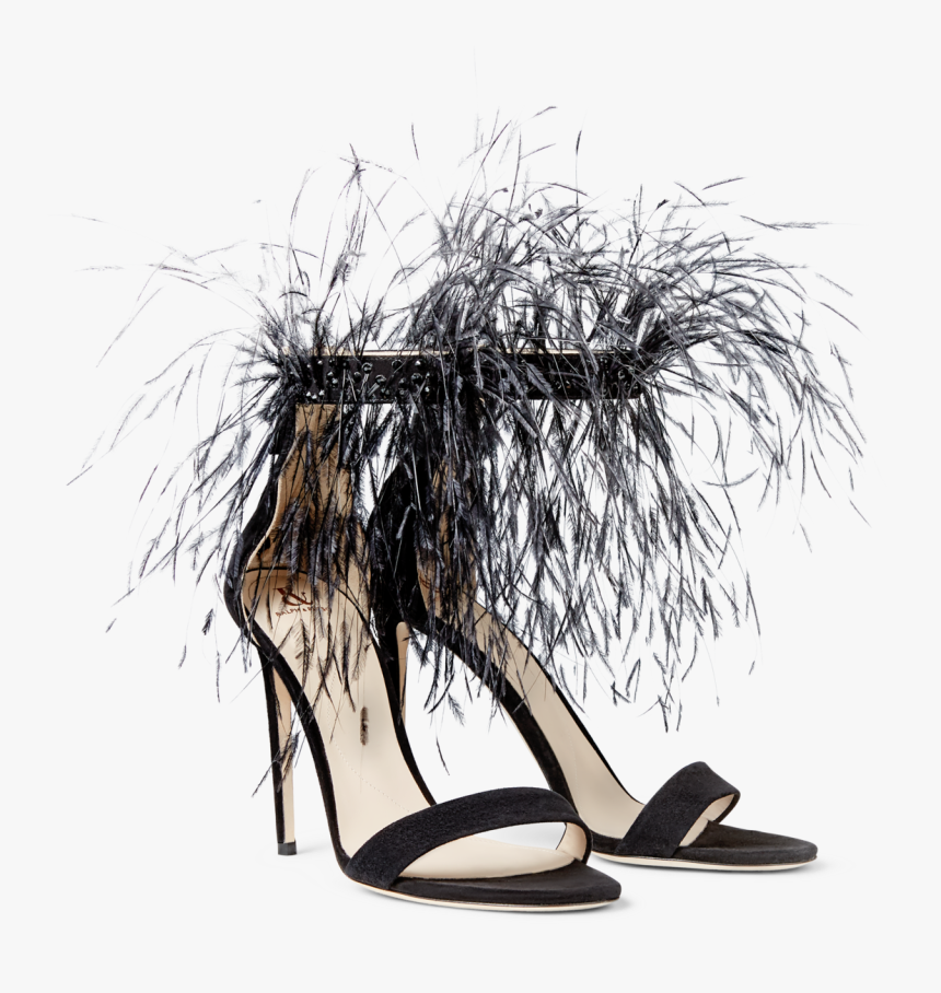 Black Feathers With Gunmetal Hardware"data Src="//cdn - Basic Pump, HD Png Download, Free Download