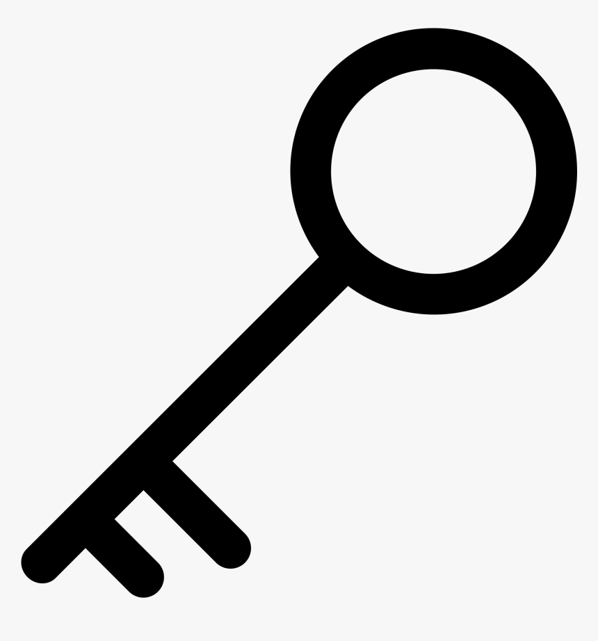 Key Clipart Key Shape - Key Icon Png, Transparent Png, Free Download