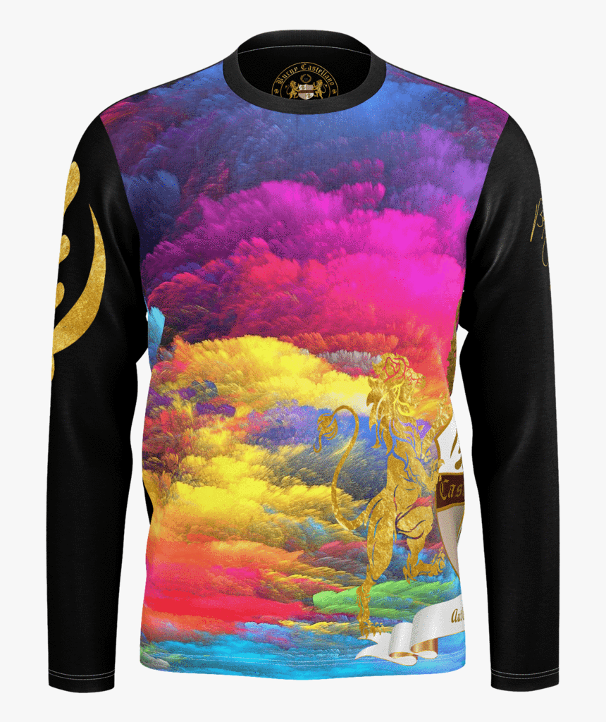 Castellano Color Explosion Season - Long-sleeved T-shirt, HD Png Download, Free Download