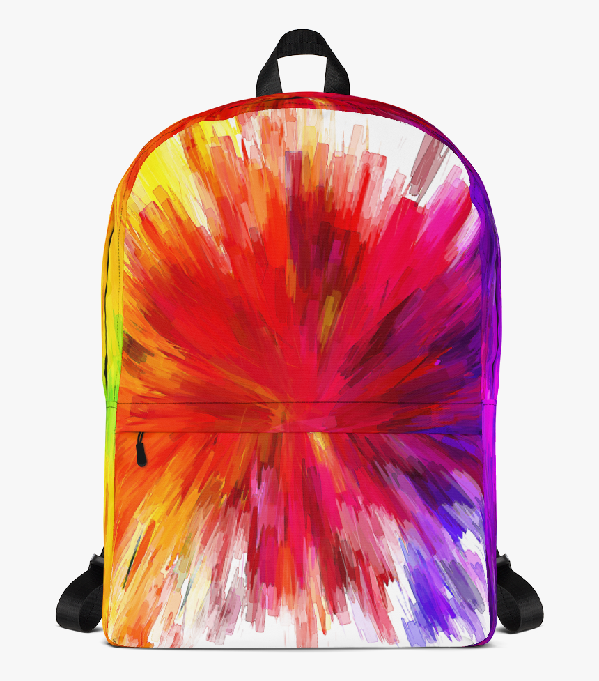 Backpacks - Abstract Multi Colour Art, HD Png Download, Free Download